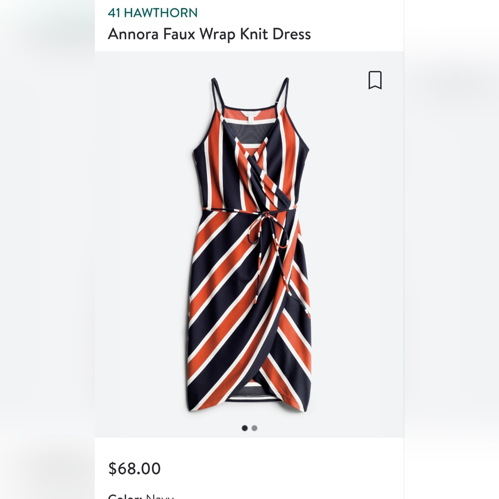 Brand New Faux wrap dress